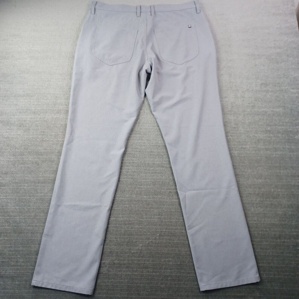 Travis Mathew Pants Mens 34x31 Gray Open to Close Weekend Khakis Trousers Slacks - Picture 2 of 9